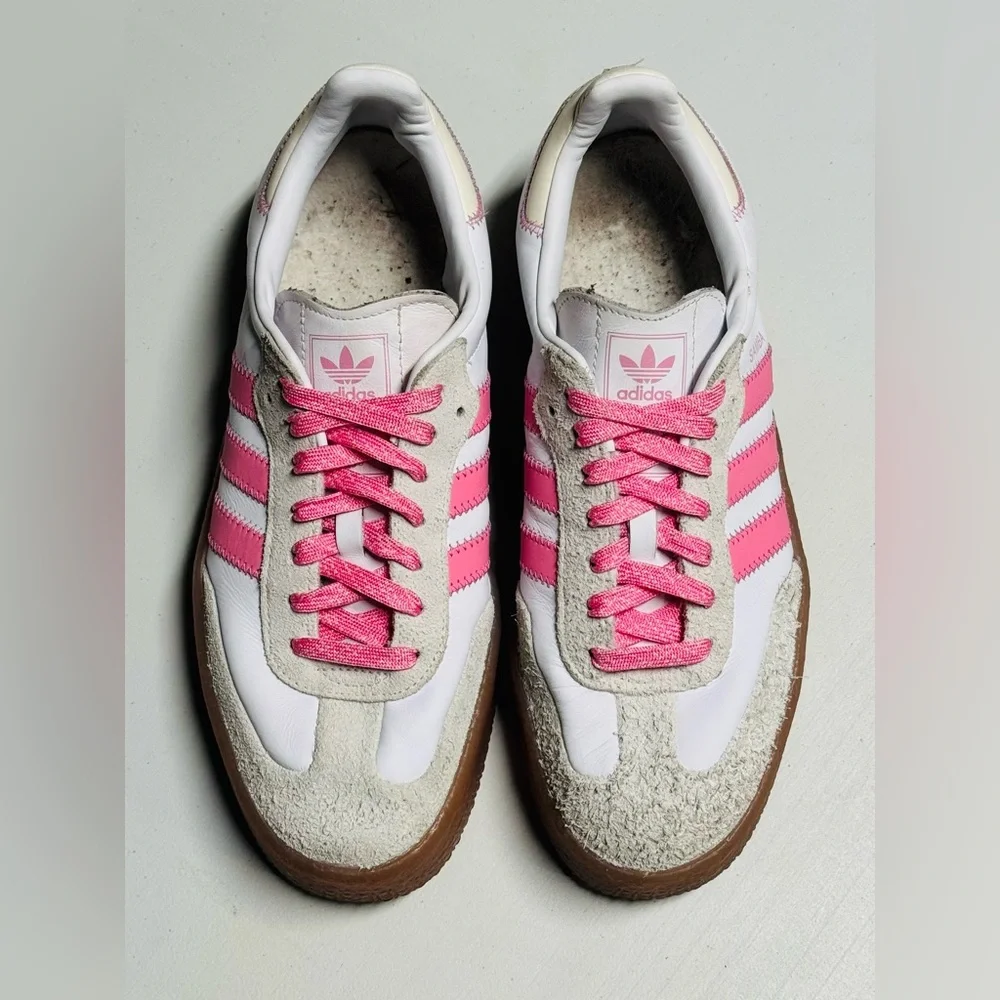 Adidas Sambae ‘Cloud White Pink Bliss’ Sz 11W/10M - Picture 2 of 8